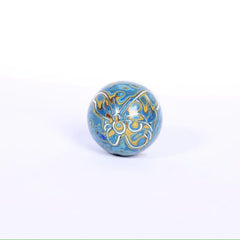 Single bead | 60 layers | Silver inlay | 20mm 0.78inch