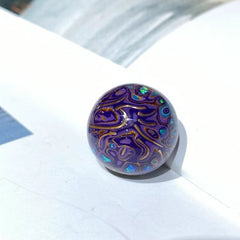 Single bead | 60 layers | Copper Inlay | 20mm 0.79inch