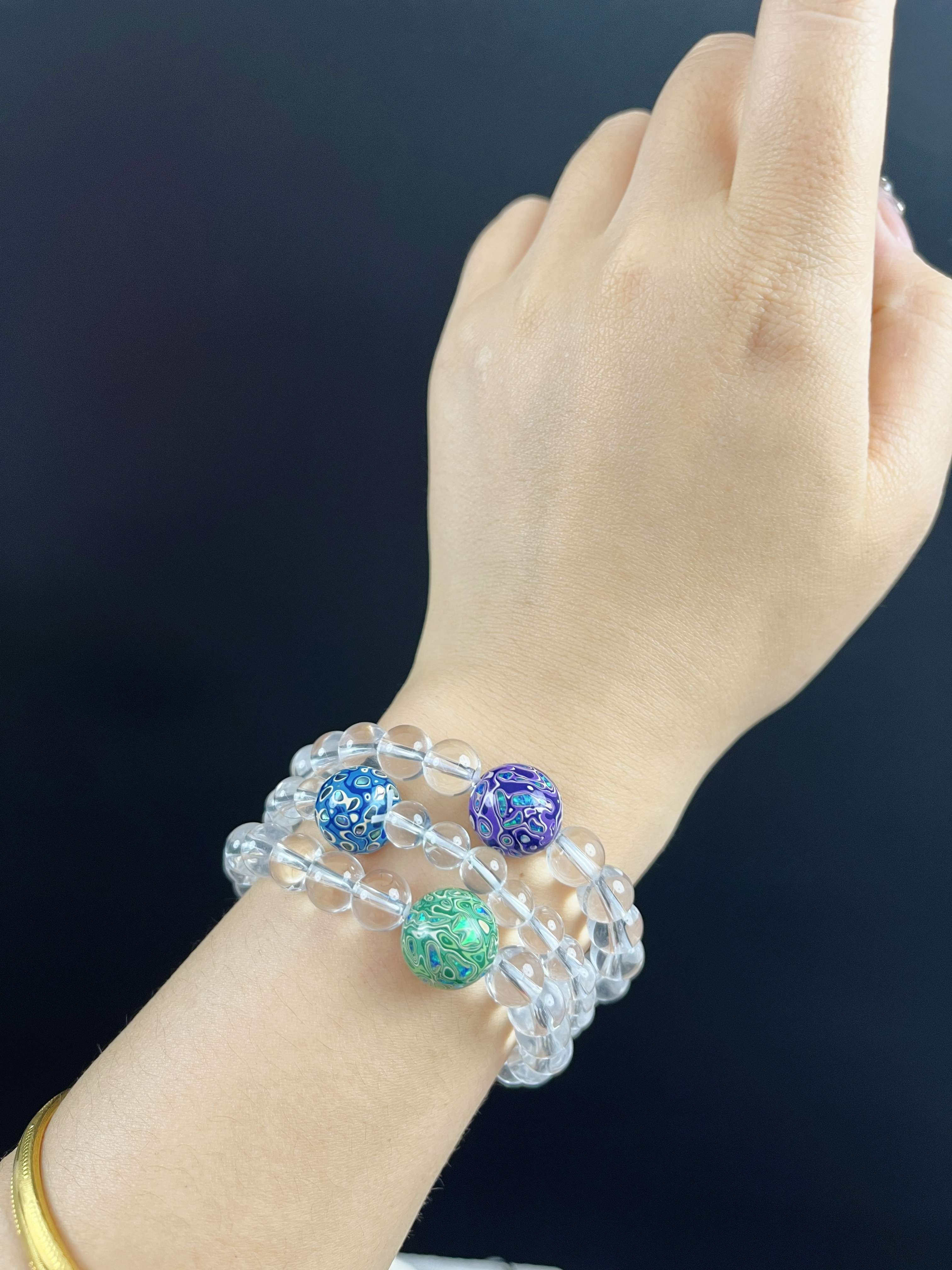 Single bracelet | 60 layers | Mother-of-pearl | 20mm 0.79inch