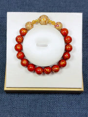 Bracelet with lacquer bead | same technical as Li Ziqi